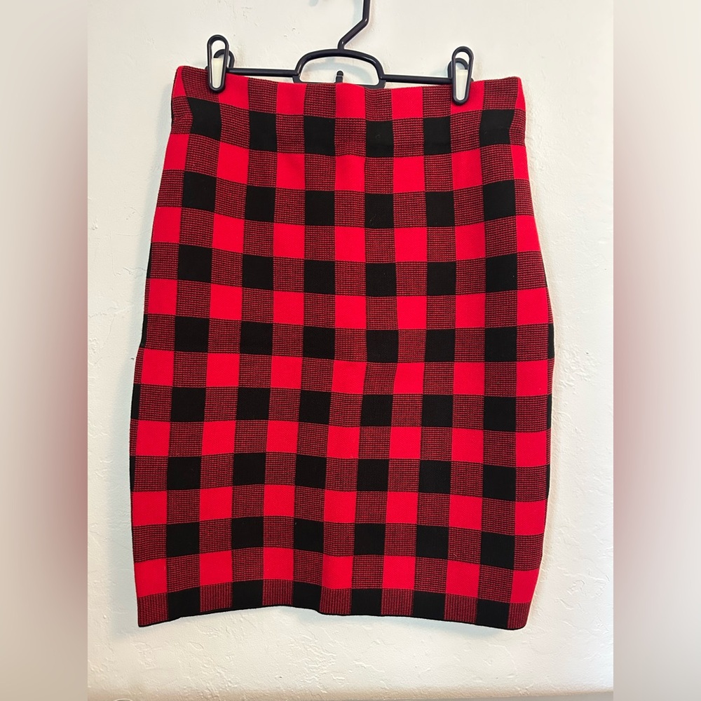 Chaps elastic waist skirt